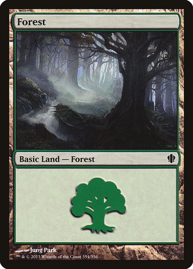 Forest card front
