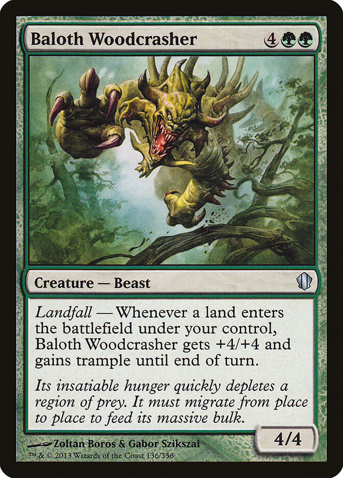Baloth Woodcrasher card front