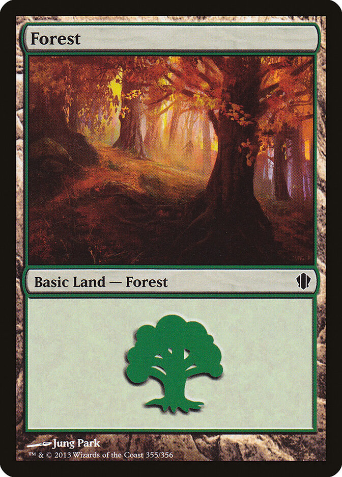 Forest card front