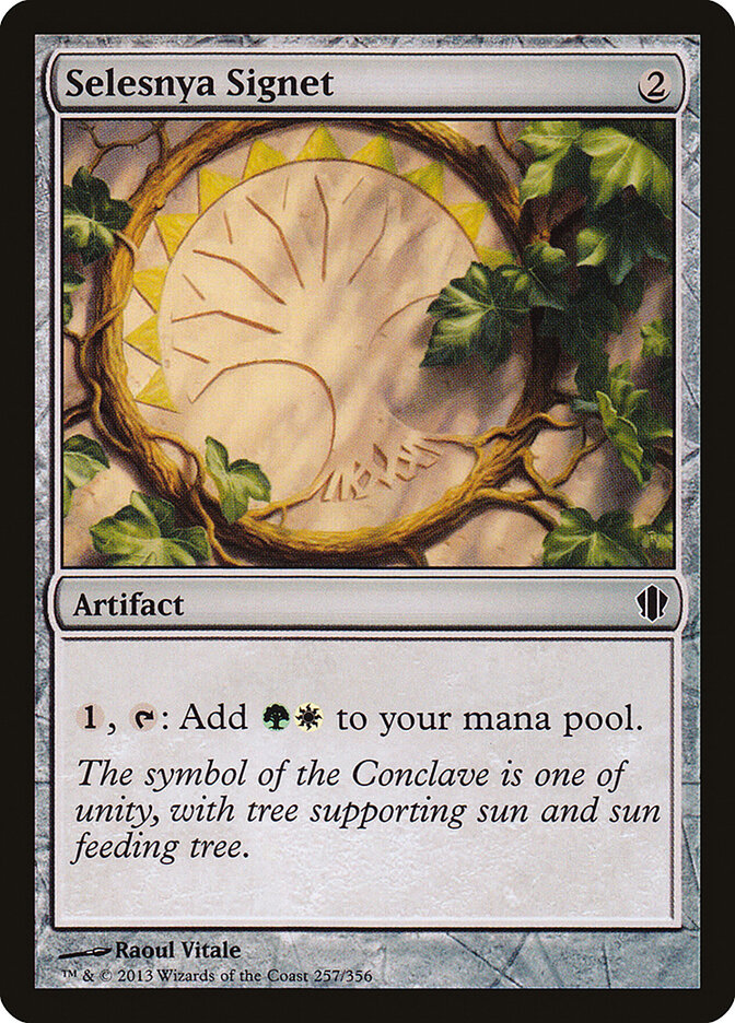 Selesnya Signet card front