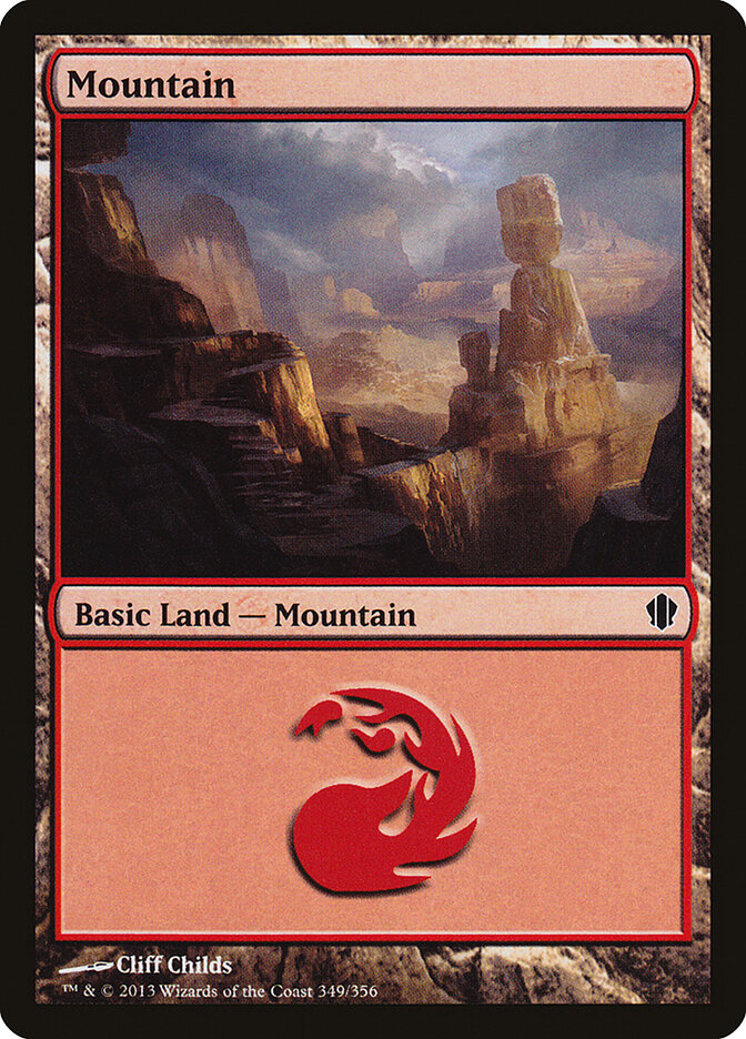 Mountain card front