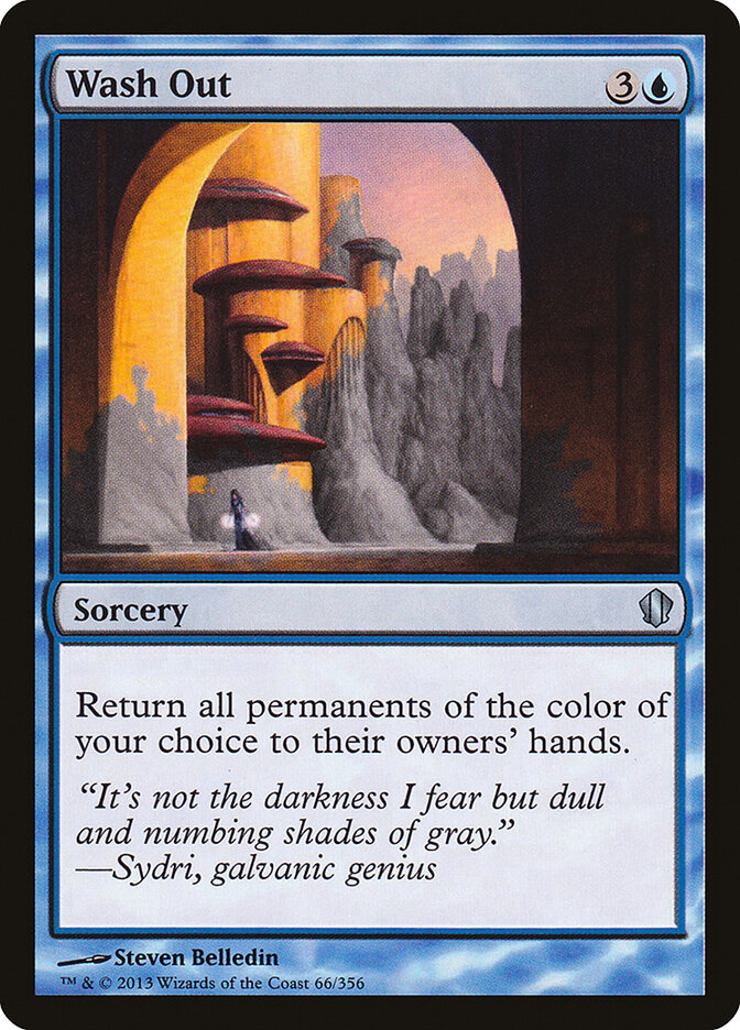 Wash Out card front