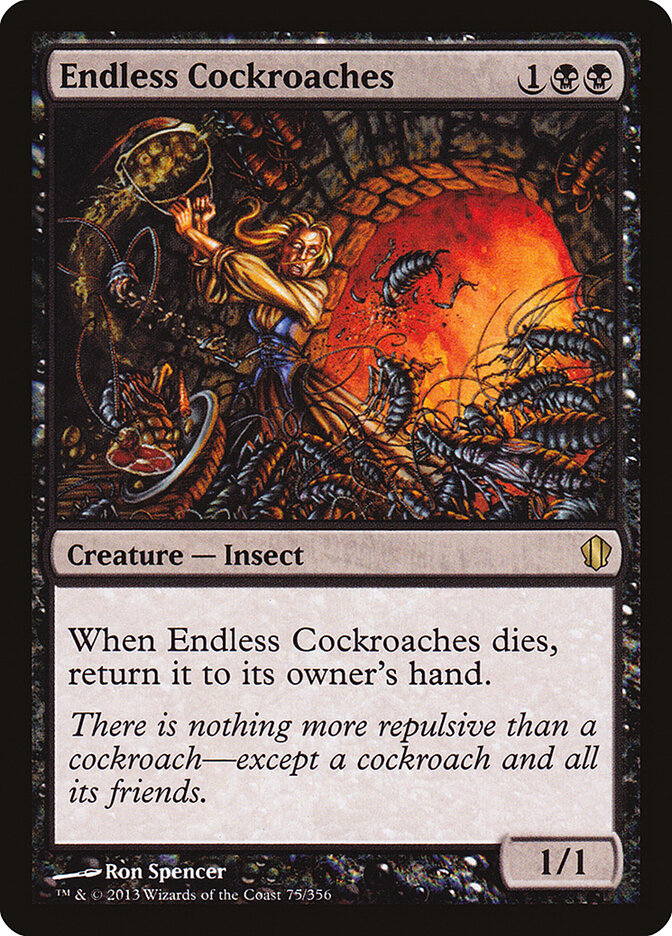 Endless Cockroaches card front