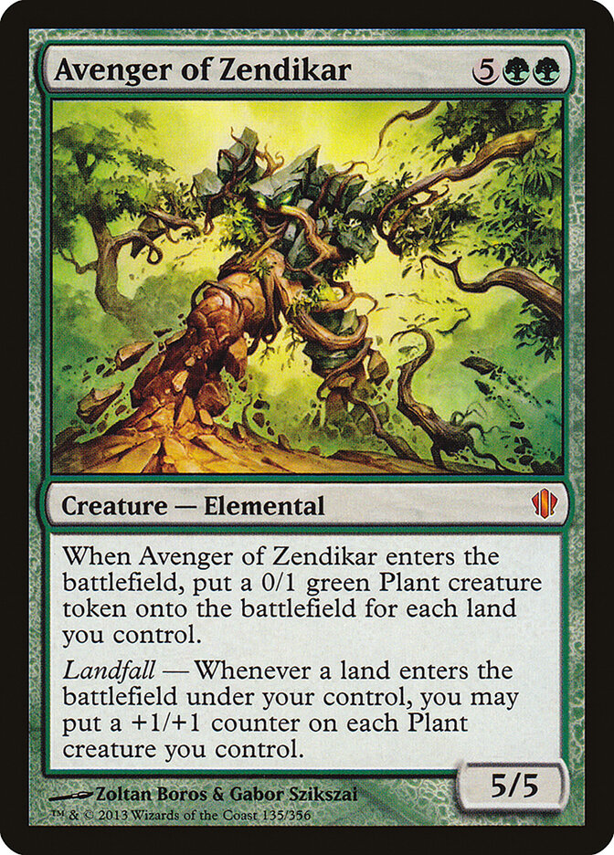 Avenger of Zendikar card front