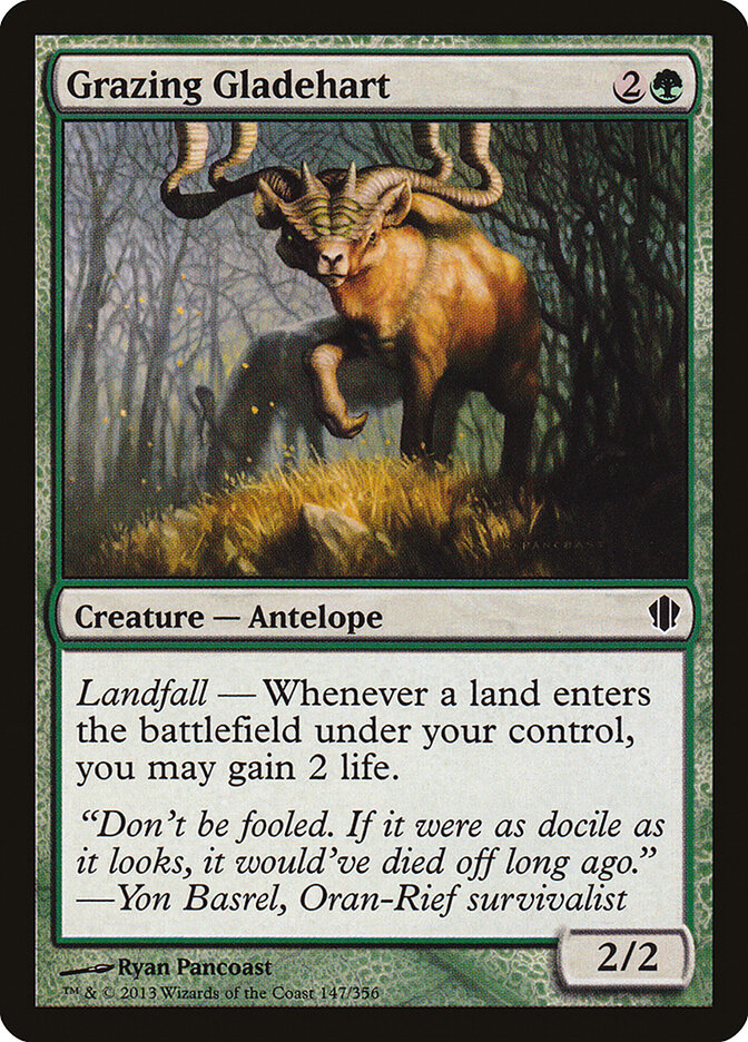 Grazing Gladehart card front
