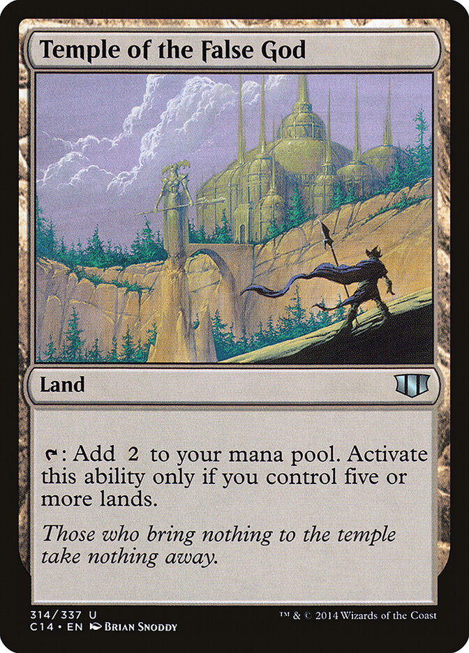 Temple of the False God card front
