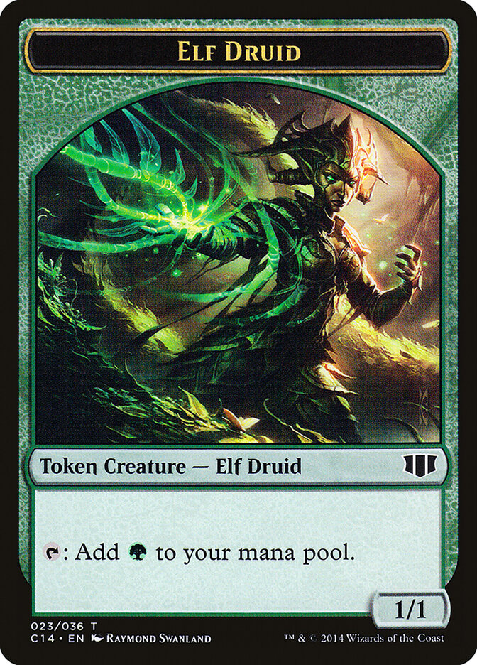 Elf Druid card front
