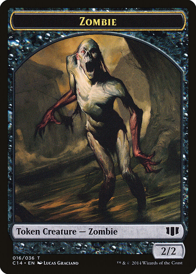 Zombie card front