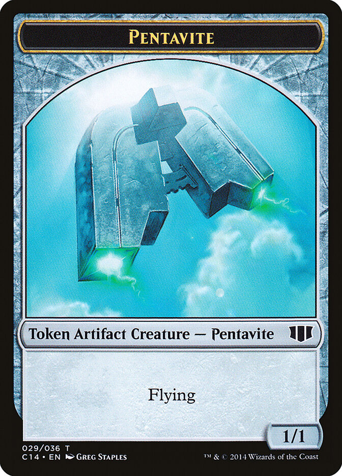 Pentavite card front