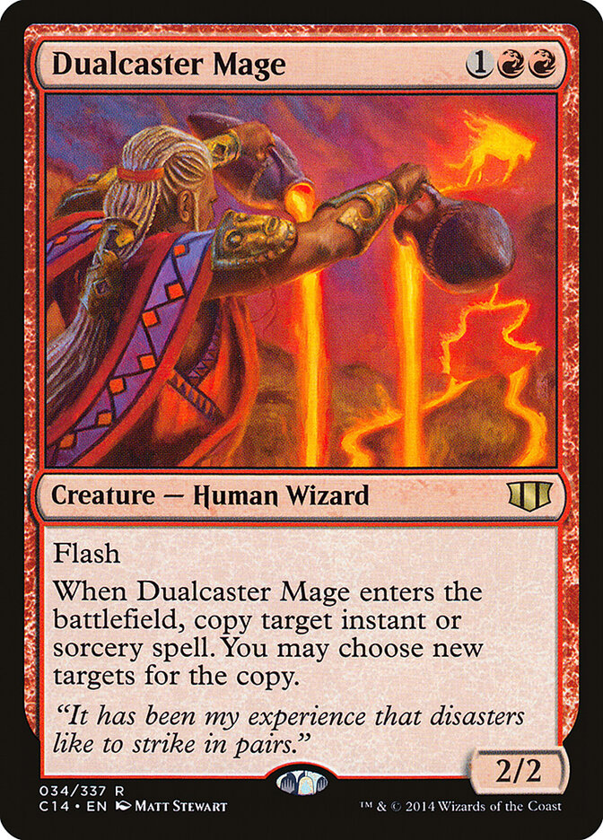 Dualcaster Mage card front