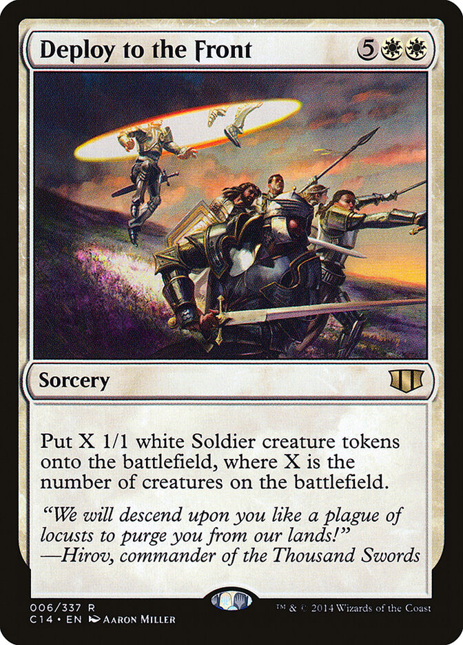 Deploy to the Front card front