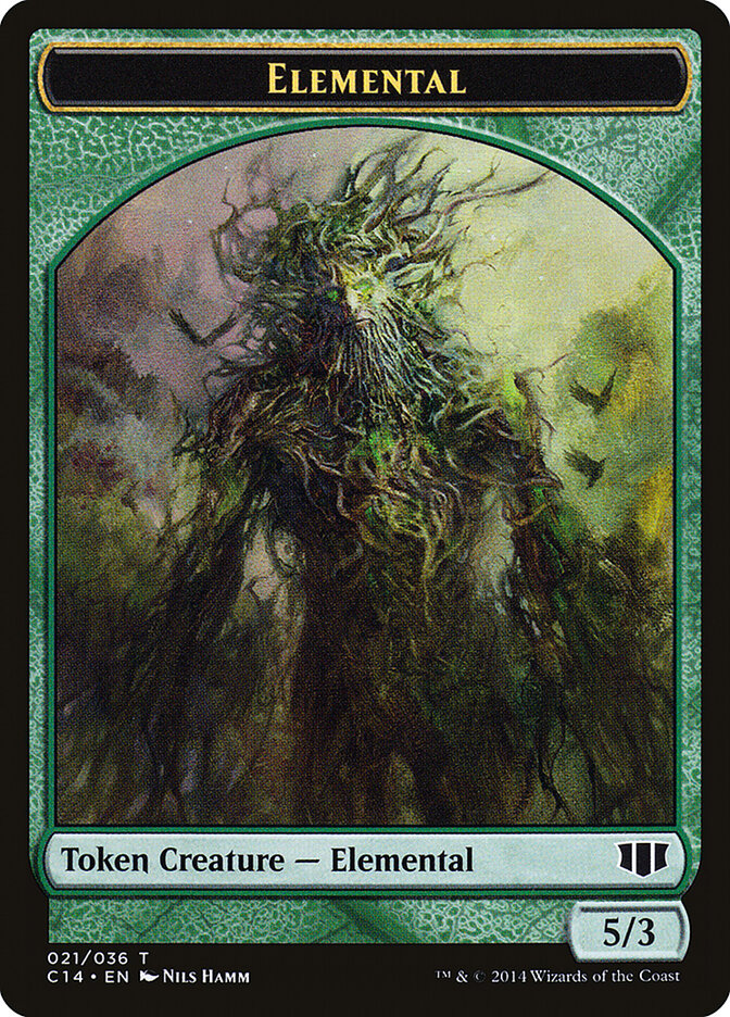 Elemental card front