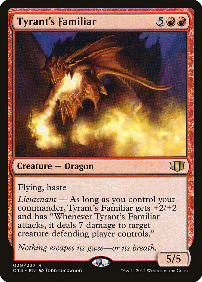 Tyrant's Familiar card front