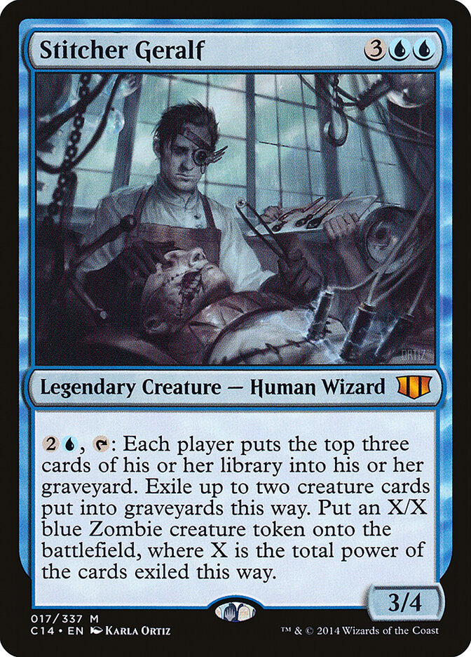 Stitcher Geralf card front