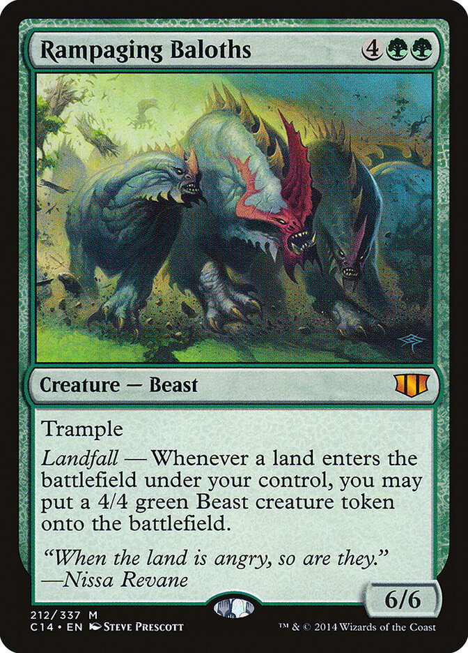 Rampaging Baloths card front