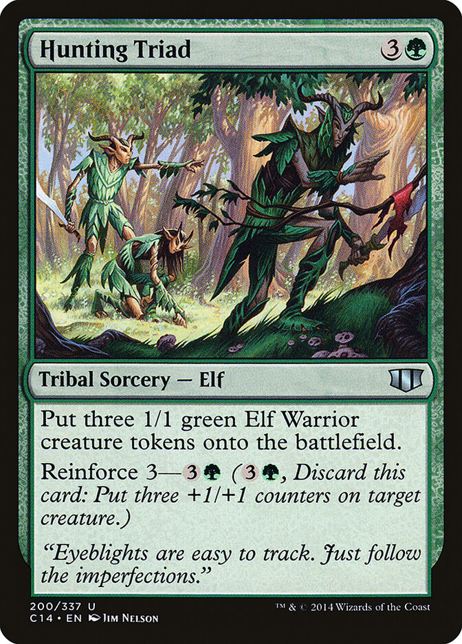 Hunting Triad card front