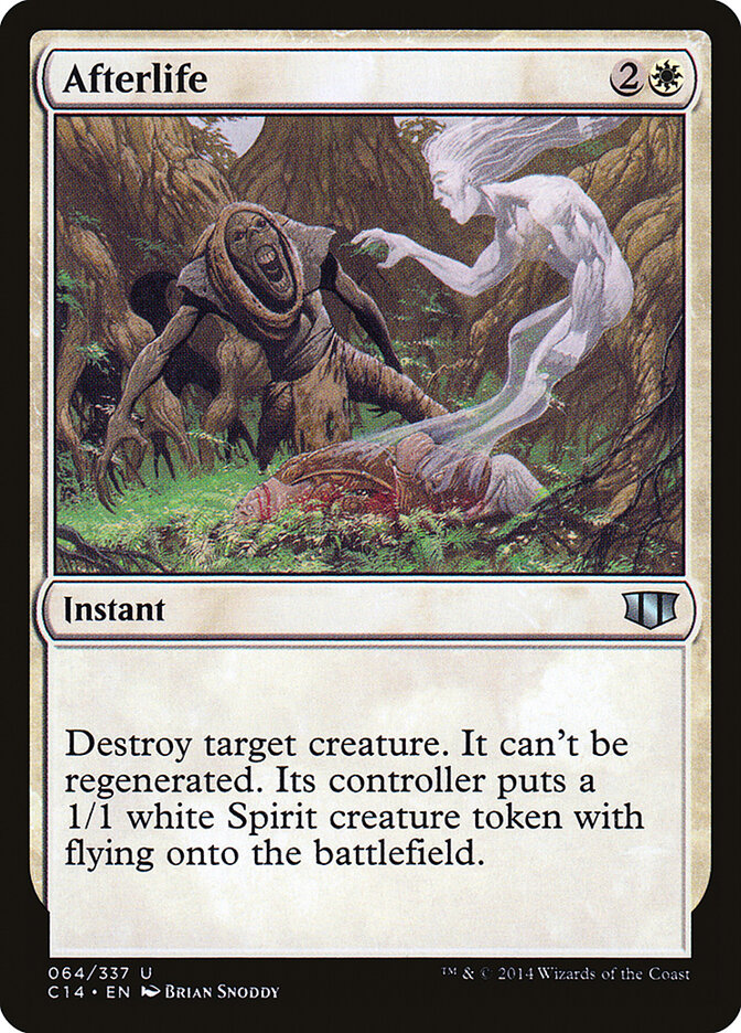 Afterlife card front