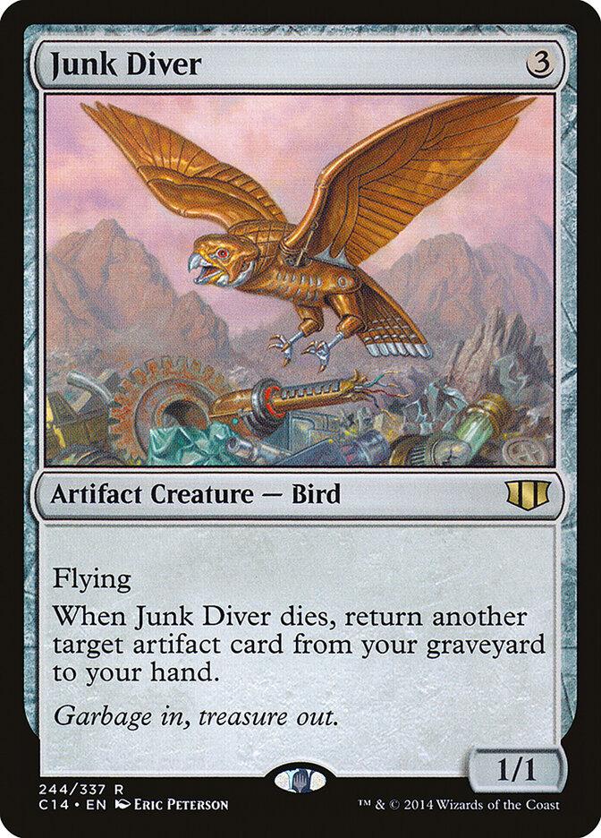 Junk Diver card front