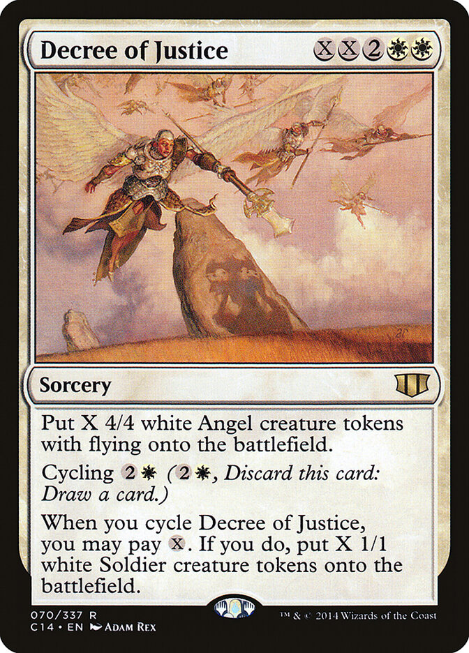 Decree of Justice card front