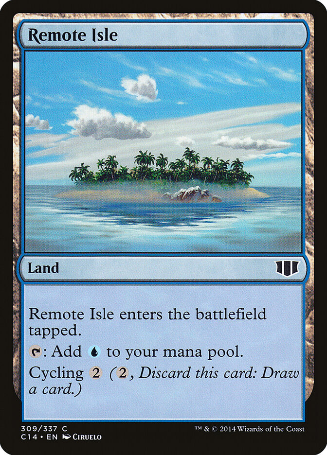 Remote Isle card front