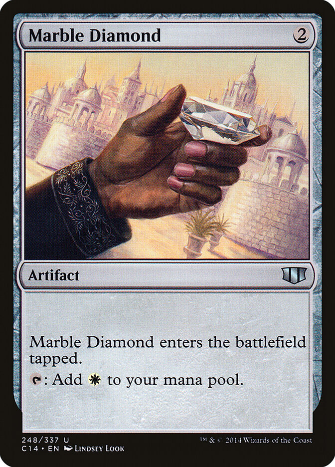 Marble Diamond card front