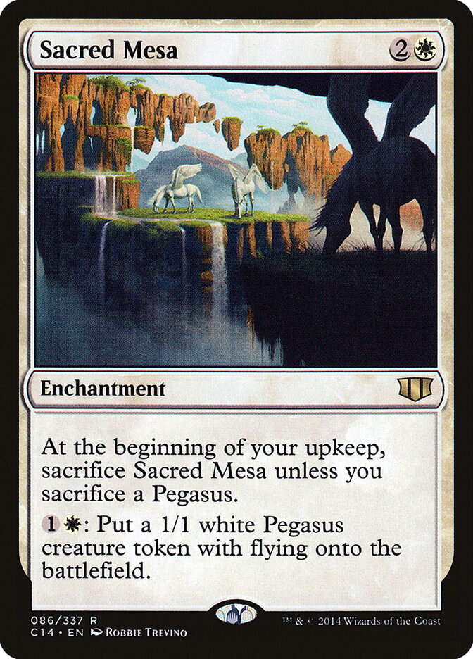 Sacred Mesa card front