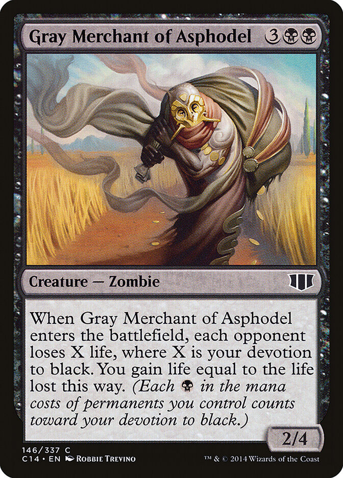 Gray Merchant of Asphodel card front
