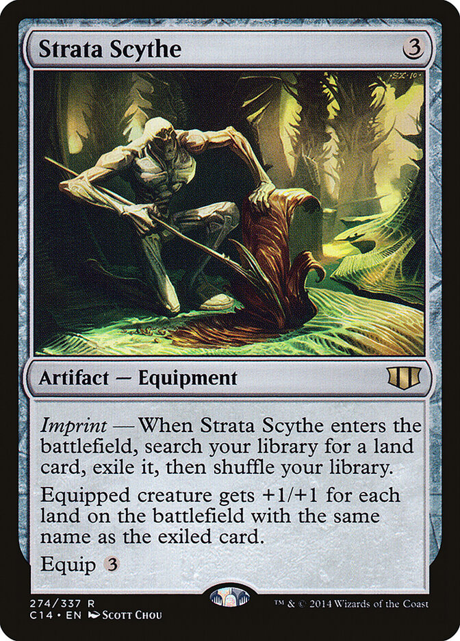 Strata Scythe card front