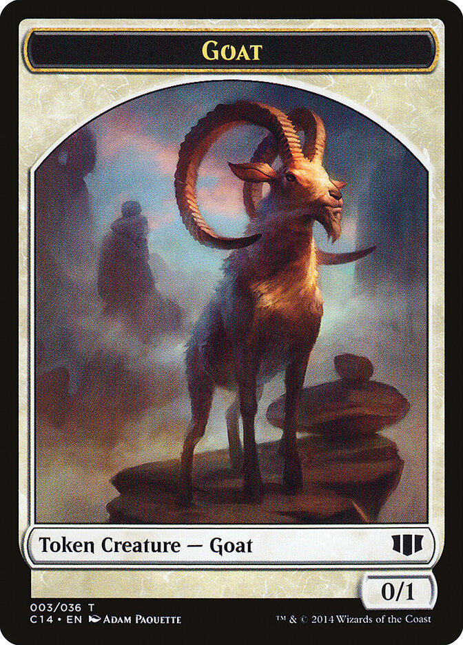 Goat card front