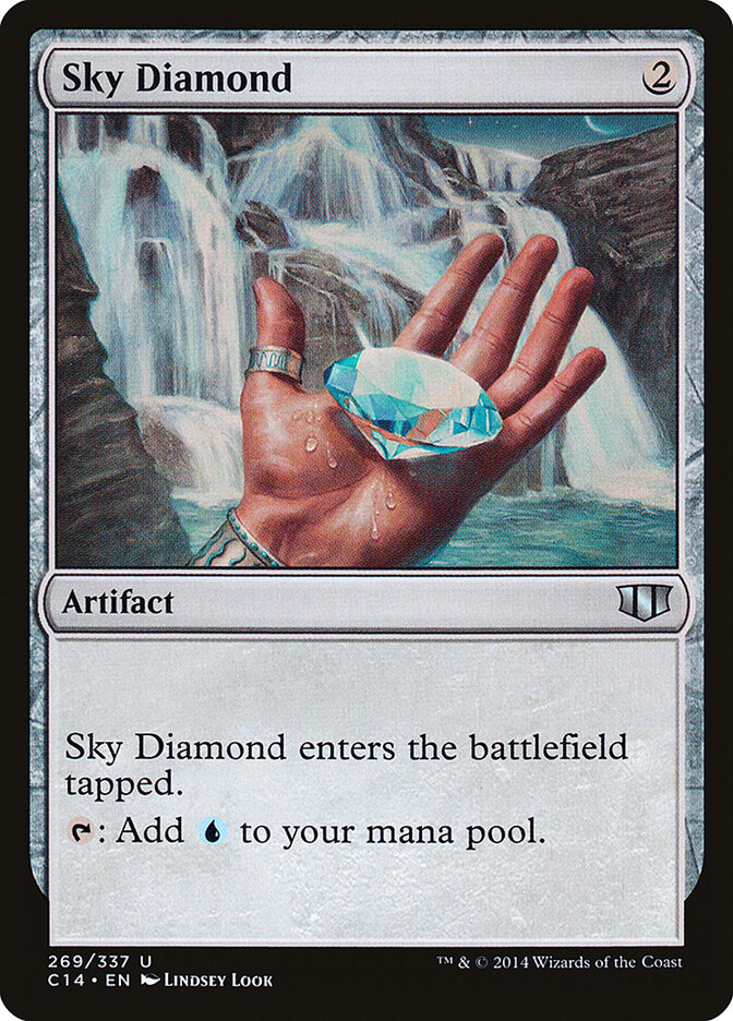 Sky Diamond card front