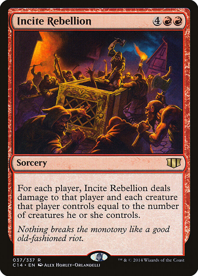Incite Rebellion card front