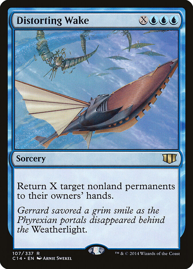 Distorting Wake card front