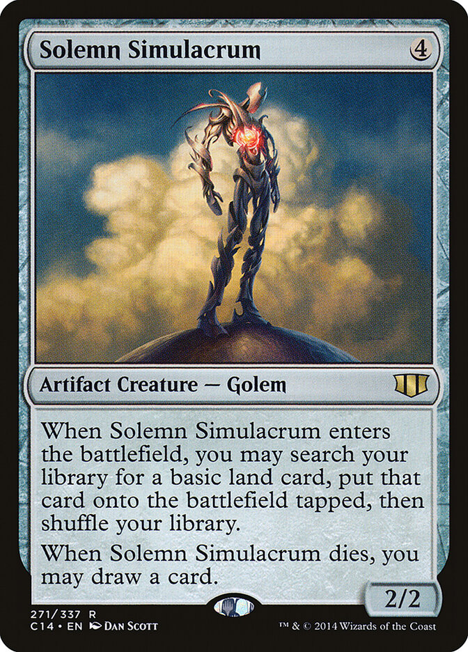 Solemn Simulacrum card front