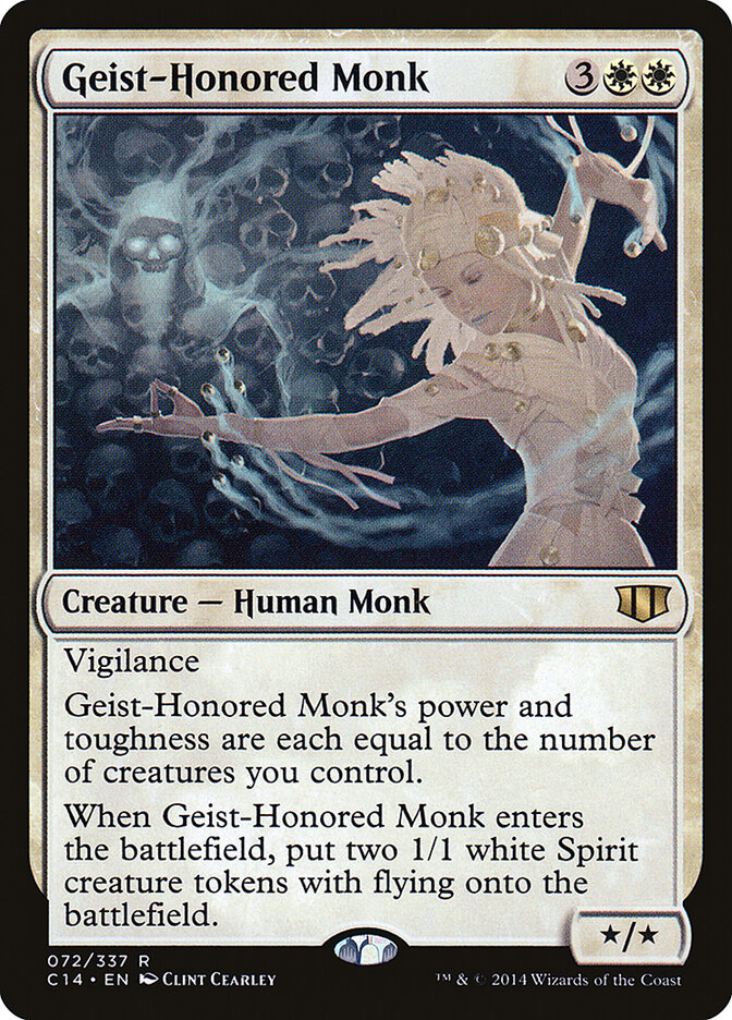 Geist-Honored Monk card front
