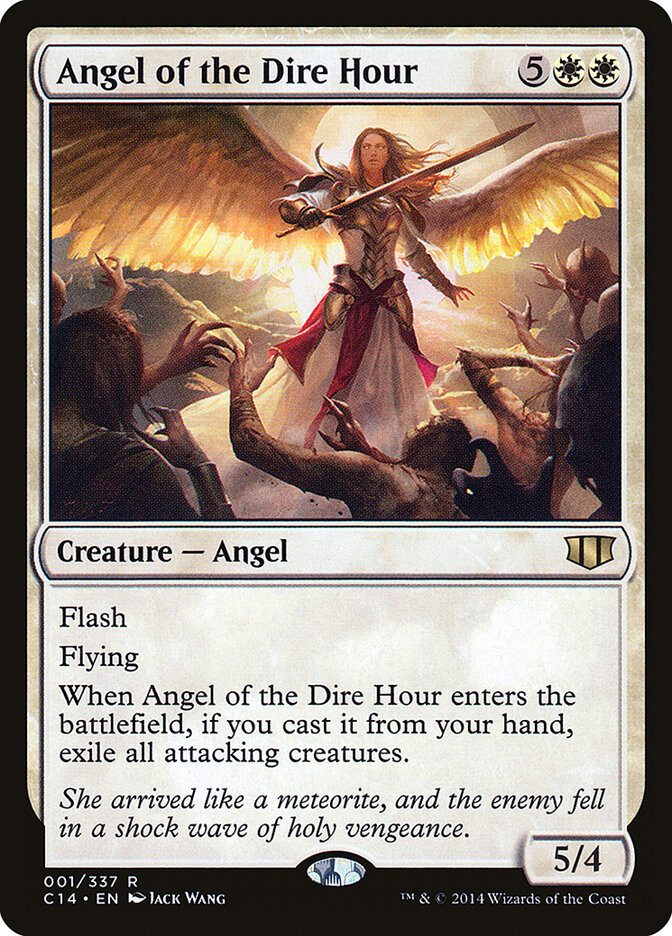 Angel of the Dire Hour card front