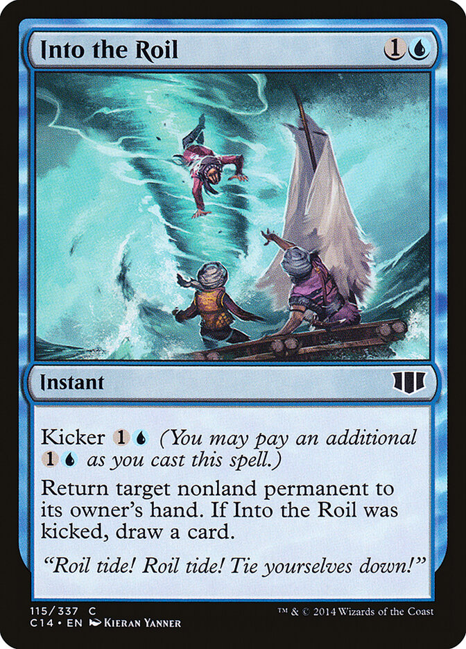 Into the Roil card front