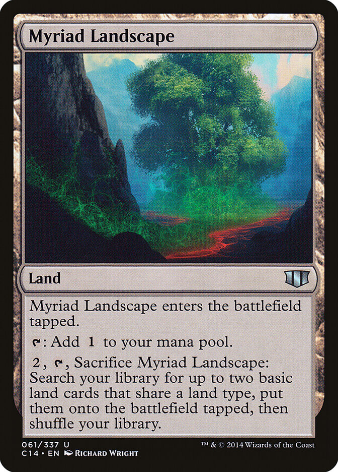 Myriad Landscape card front