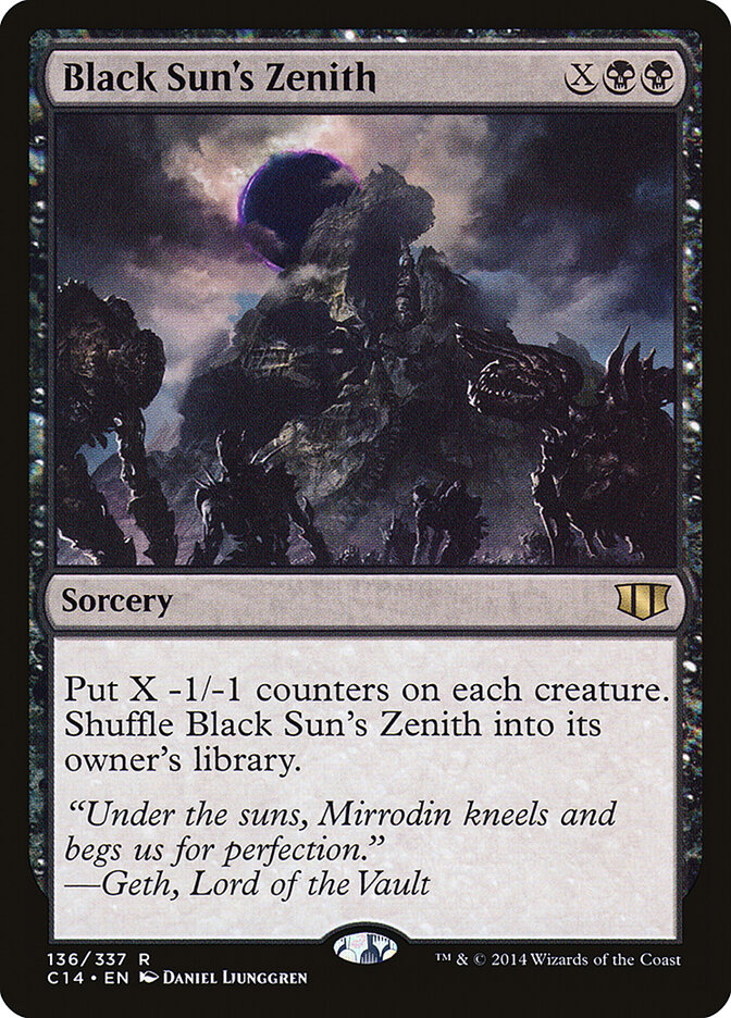 Black Sun's Zenith card front