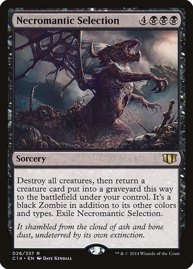 Necromantic Selection card front