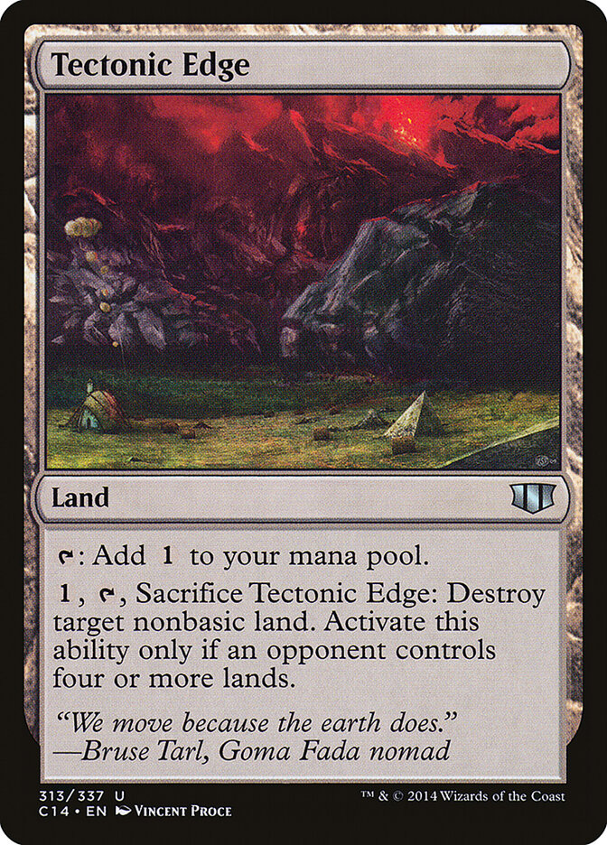 Tectonic Edge card front