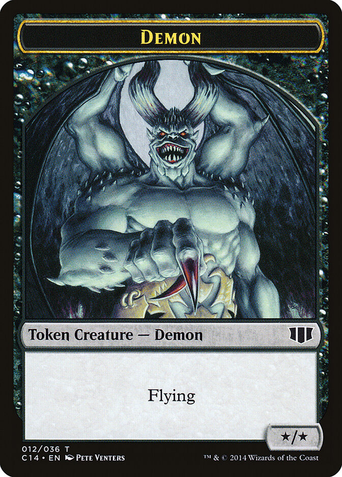 Demon card front