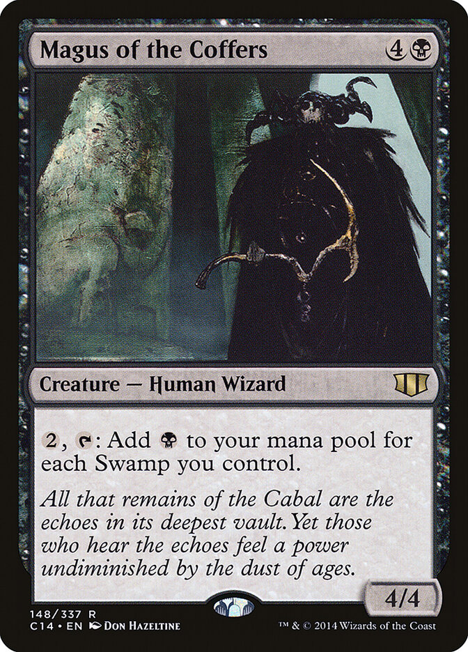 Magus of the Coffers card front