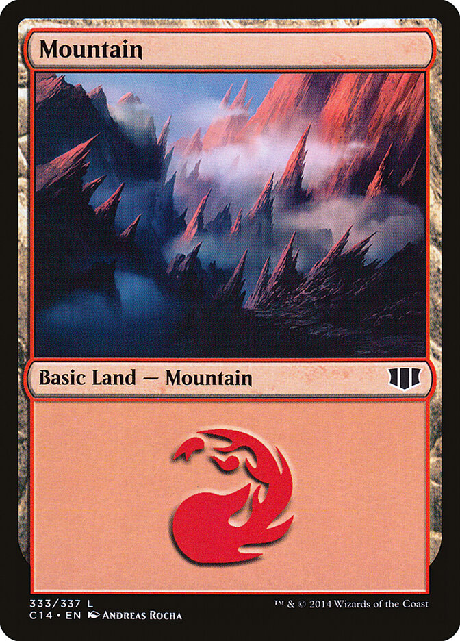 Mountain card front