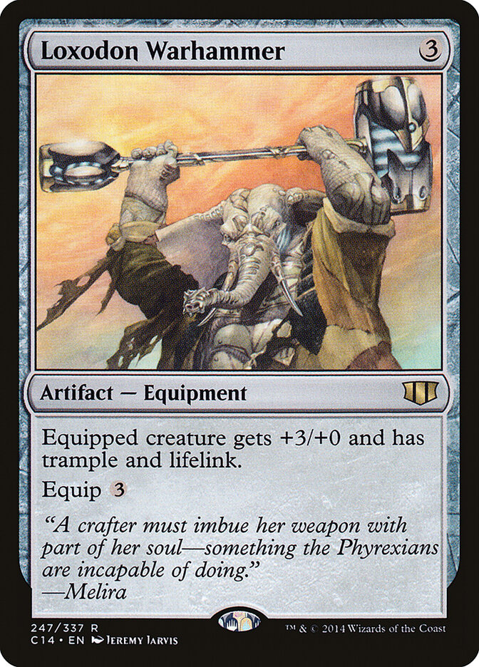 Loxodon Warhammer card front