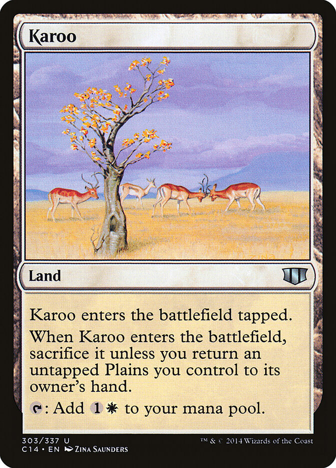 Karoo card front