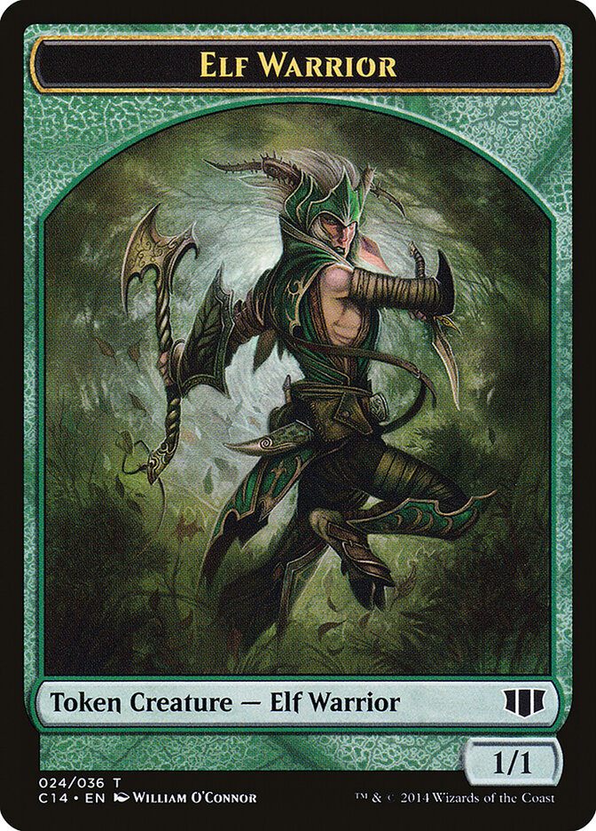Elf Warrior card front