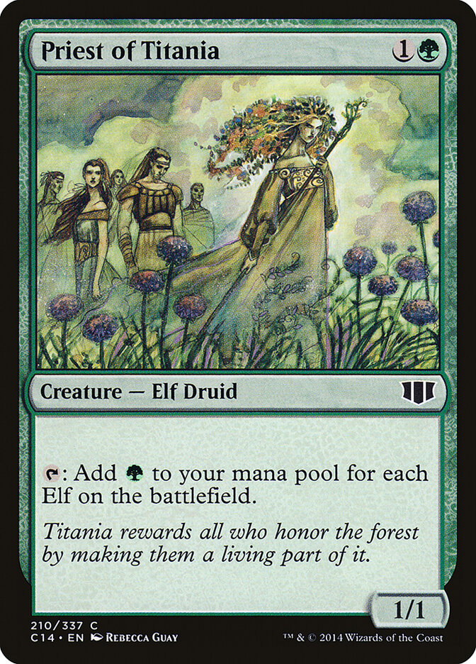 Priest of Titania card front