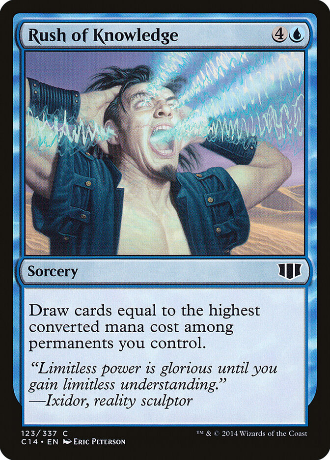 Rush of Knowledge card front