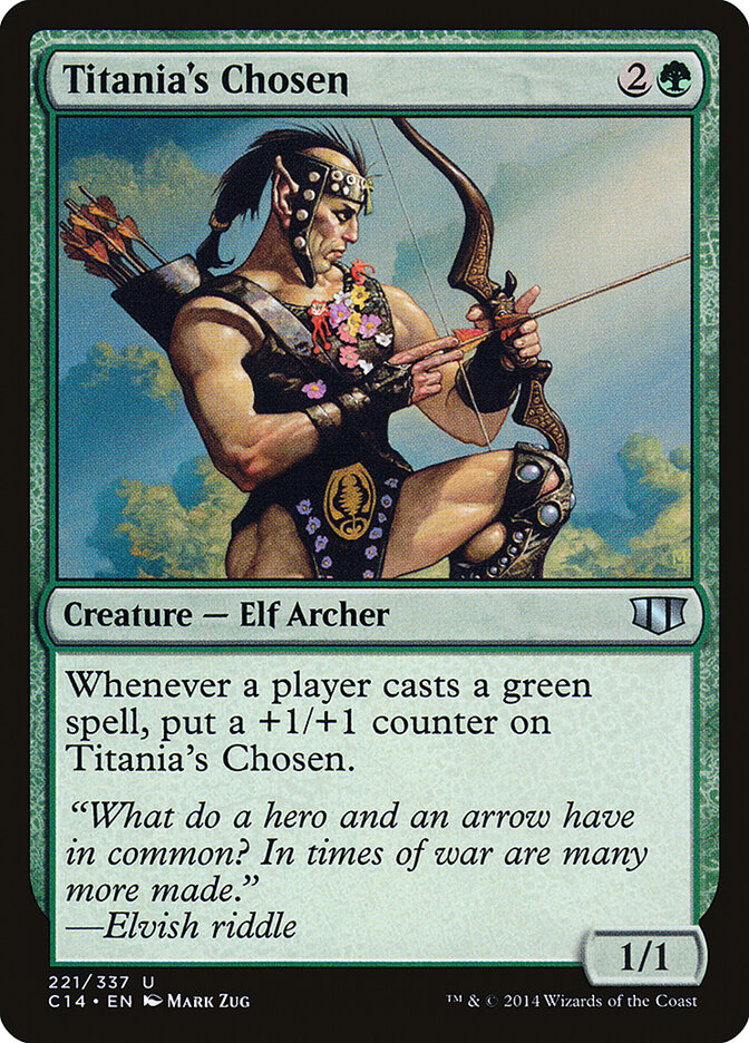 Titania's Chosen card front