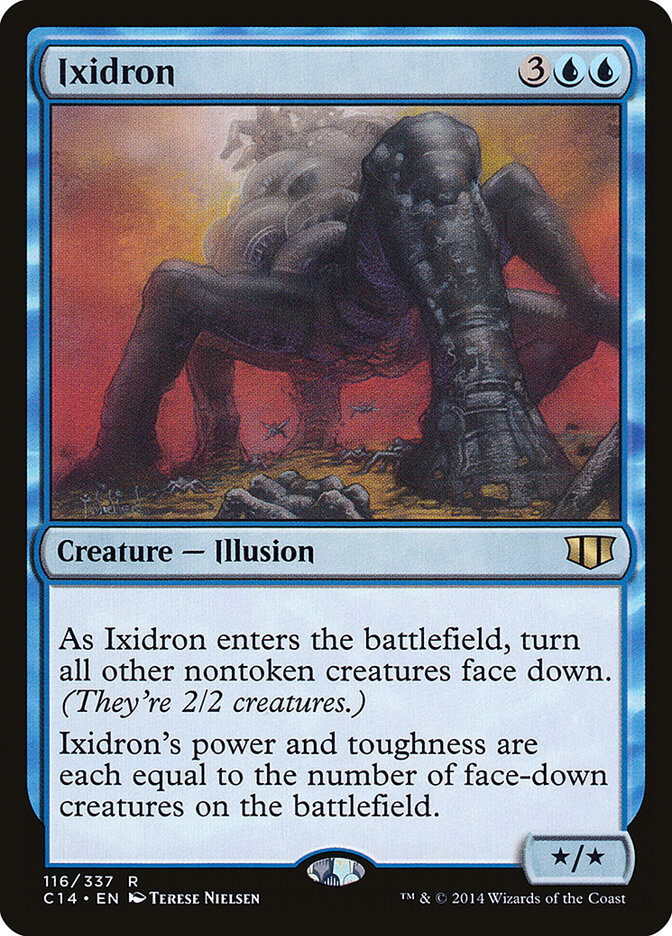 Ixidron card front